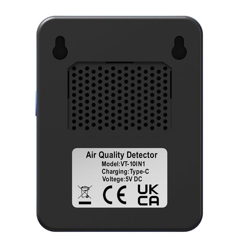 A95I-Multifunctional Air Quality Meter Indoor HCHO TVOC Carbon Monoxide CO2 PM2.5 PM10 Temperature And Humidity Detector