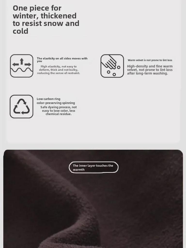 Herren 2024 Winter Warm Velvet Sportswear Dreiteiliger Anzug für mittleres und älteres Alter