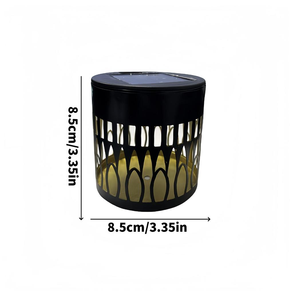 Cross Solar Mandala Sunflower Outdoor Wall Lamp Garden Decoration