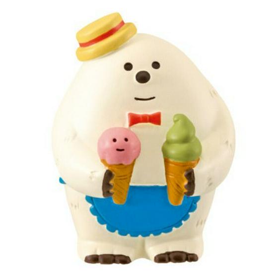 

Creative Japanese Zakka Snow Cat Miniature Ornament for Cold Drink Shops