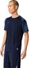 Training Wear DRY SHORT SLEEVE TEE 2033C185 Unisex Adult 400 S [ASICS] (MIDNIGHT)