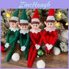 Enchanting Christmas Elf Doll Figurine Charming Holiday Decor Pvc Material