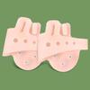New Five-hole Toe Splitter, Thickened Plantar Ventilation, Shock Absorption and Pressure Relief Massage Forefoot Half-yard Pad, Hallux Valgus Orthosis