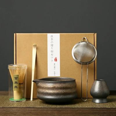 1-5 Japanischer Matcha Besenständer Teezeremonie Matcha Schale Bambusbesen Mühle Pinsel Teewerkzeuge Halter Teezubehör Teegeschirr