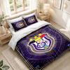 Bedding Set 1 Duvet Cover 2 Pillowcases Anderlecht FC Print Bedroom Home Decoration