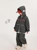 Fairy Tale Memory 2025 Boys' Spring/Autumn Double Zipper Hoodie & Sweatpants Set