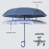 Nanqiao Automatic Double-Layer Inverted Car Umbrella with C-Handle