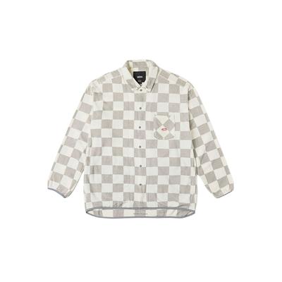 Tdc Fw24 Chemise Ls Carreaux Mode Boutonnée Manches Longues Chemise Homme Blanc Cassé VN000K80FS8