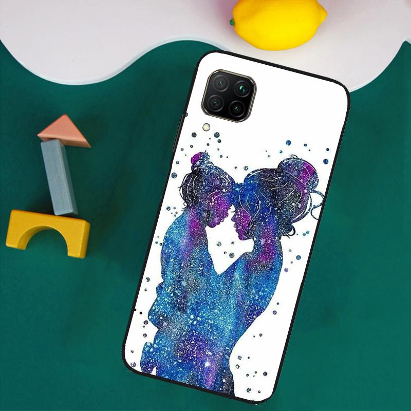 Schöne Mutter Tochter Sohn Für Huawei Nova 9 10 SE 8i 11i 12i 12s Y60 Y61 Y70 Y90 Y72 Y73 Y91 P60 Pro P40 P30 Lite Hülle