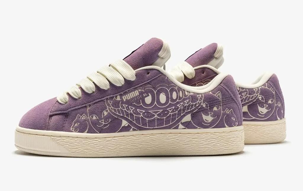 403651-01 RIPNDIP Puma Suede XL Raisin Warm White (Men's)
