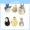 Niedliche Totoro Wackelkopffigur PVC- und Harzmaterial Cartoon Anime Desktop Dekoration Set mit 3 Figuren in einer Box Figuren)