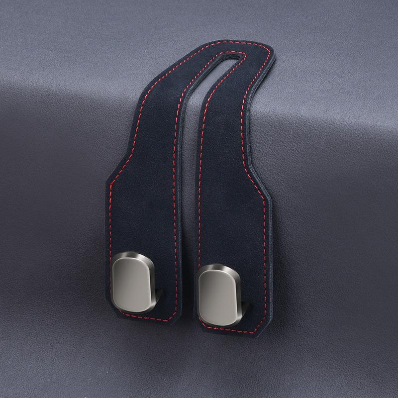 2pcs Car Seat Headrest Hooks-Durable Material,Hidden Design, Strong Load-Bearing Capacity,Ideal for Wallets, Bags,Accessories