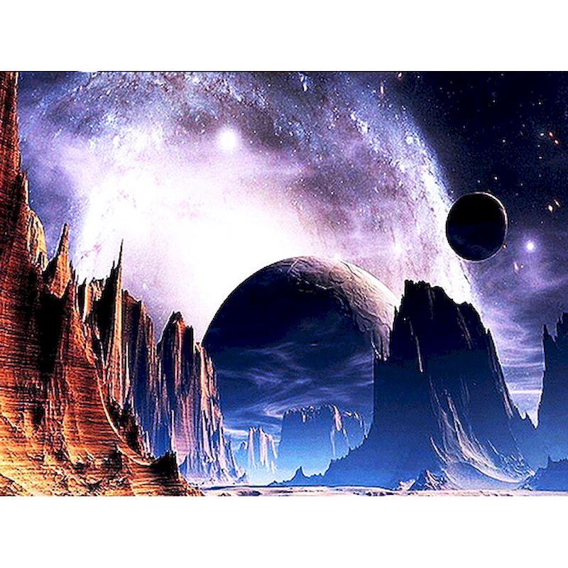 5D DIY Round Diamond Painting Planet Diamond Embroidery Universe Scenery Cross Stitch Mosaic Sale Adults Kits Home Decoration