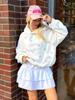 Women's Plus Size Vintage American Shirt - Loose Slimming Sweet Korean Style Blouse, Casual Elegant Top