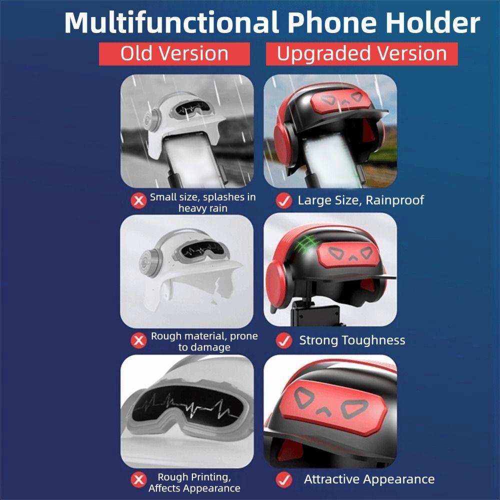 360° Rotatable Motorcycle Phone Holder Rainproof Motorcycle Phones Bracket  Motorcycle Riding