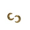 Temperament Fashion Retro Moon Cold Cold Wind Solid Earrings Exquisite Cold Wind Earrings Glossy Moon Earrings Women