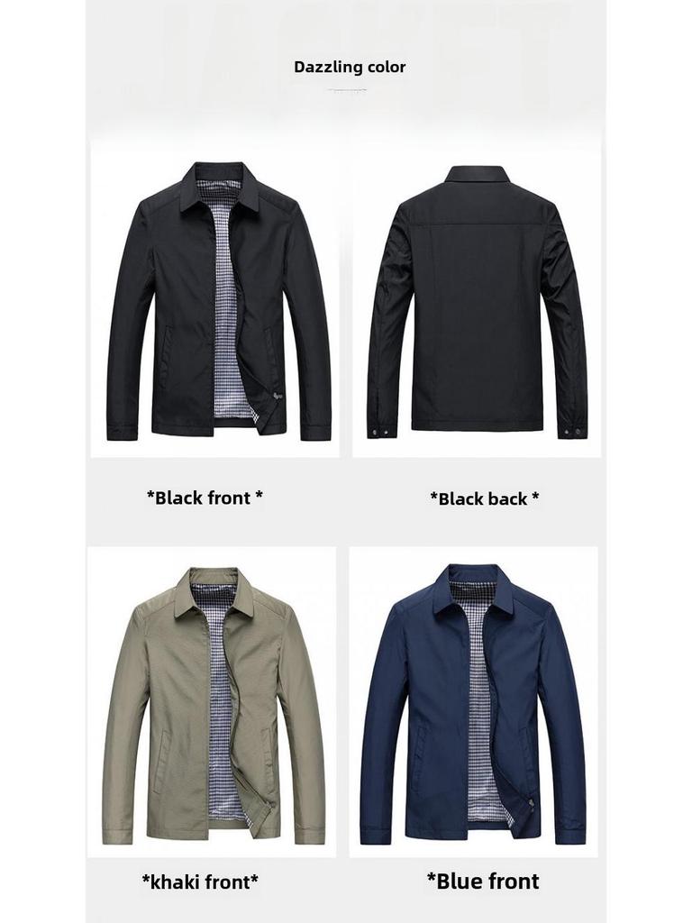Men's Spring & Autumn Wedding Suit Jacket 2022 - Lightweight, Ideal for Middle-Aged & Elderly Dads