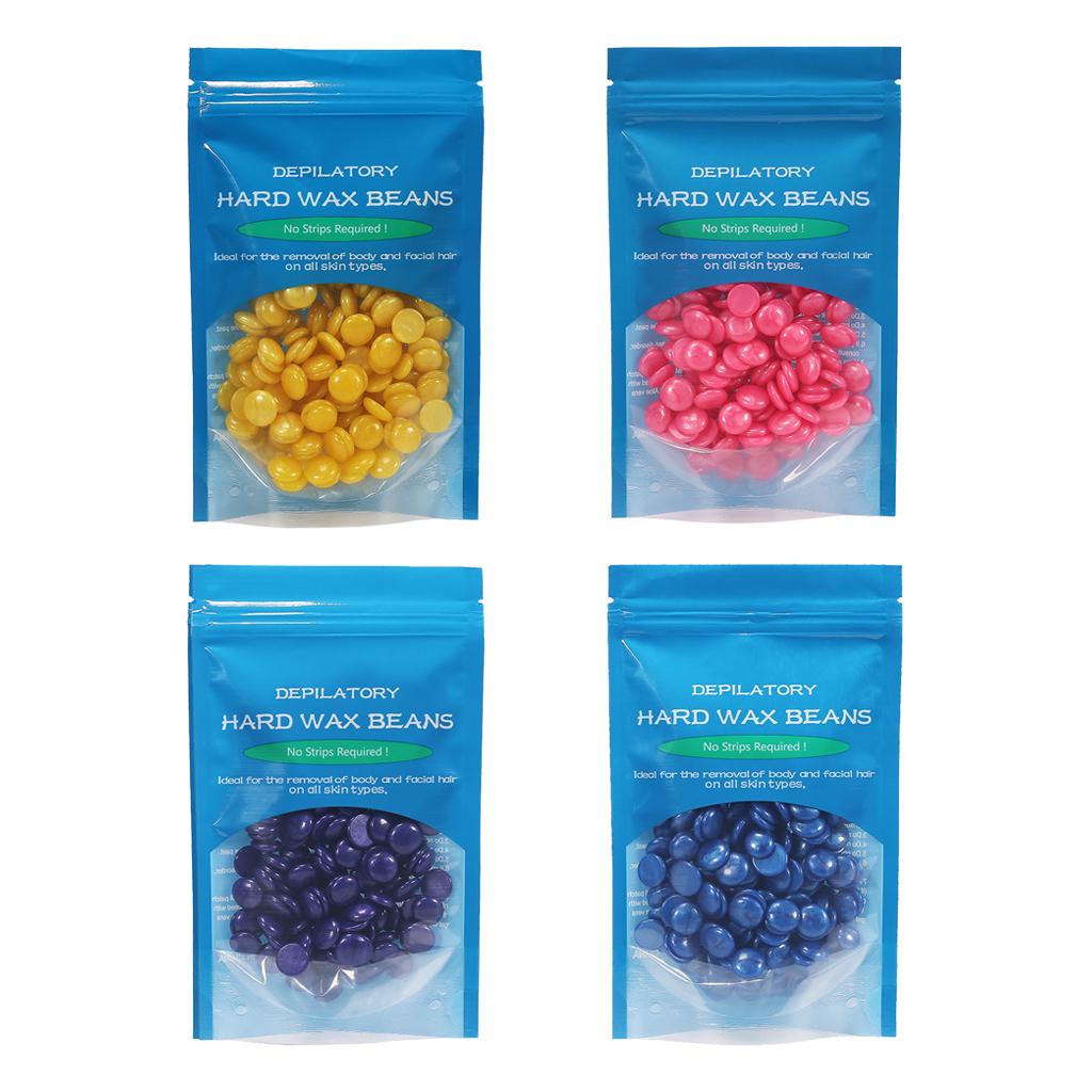 Buy 50g Depilatory Hard Wax Beans Pellet Waxing Beads Hair Removal at