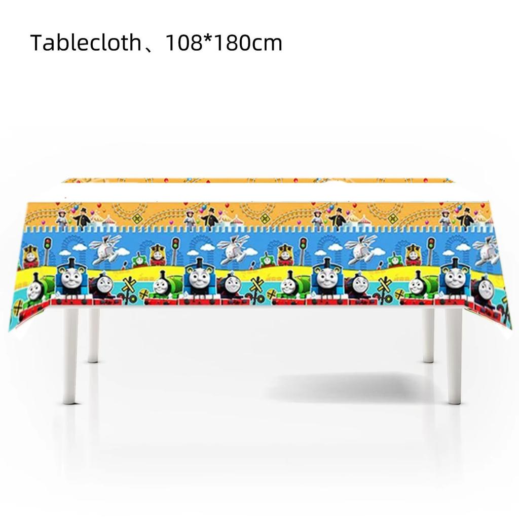 Thomas Trains Theme Party Decorations Thomas Friend Plates Cups Backdrop Balloons Kids Birthday Party Supplies Baby Shower Gifts