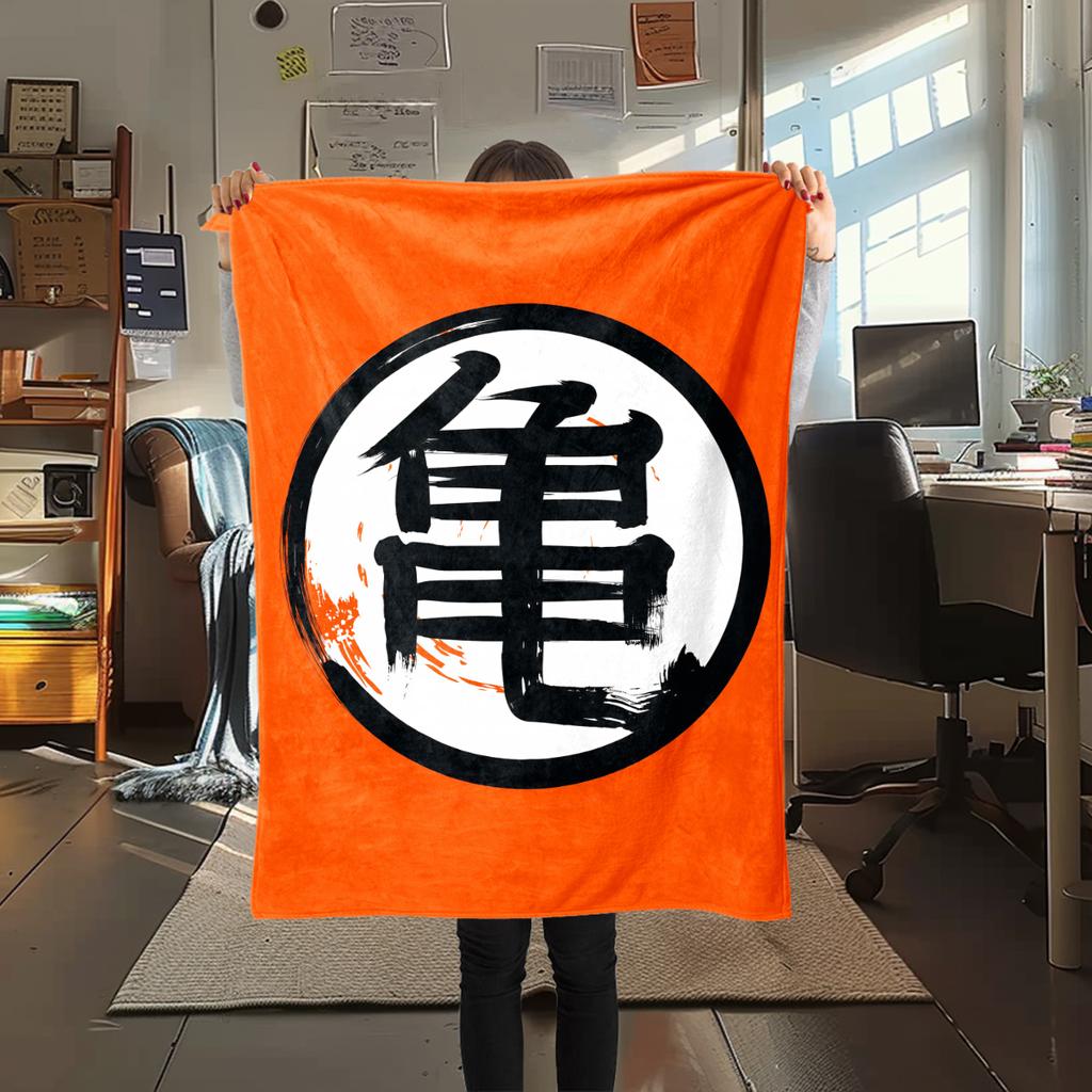 1pz Coperta in Flanella con Stampa Dragon Ball Super, Alta Qualità per Tutte le Stagioni, Decorazione per la Casa, Calore e Comfort, Perfetta per Regali di Natale