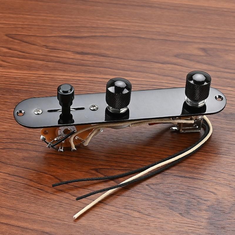 3 Way Guitar Control Plate Mounting Plate with Screws Compatible with Standard Style Electric Guitar Parts Replacement