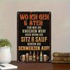 Vintage Tin Sign Dont Drink Beer Retro Metal Wall Decor for Bar Man Cave Pub Home 7.9x11.8 Inch