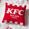 Klasický logo KFC Potah na polštář Prémiový komfort Oboustranný potah na polštář - Design dva v jednom pro jakoukoli místnost a interiér auta