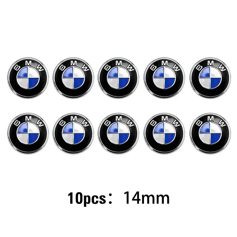 BAGH3 Car Sticker Car Key Shell Badge Sticker 3D Aluminum Auto Key Remote Fob Decals For BMW E46 E90 E60 F30 F10 E39 E36 F20 G30 G20 E