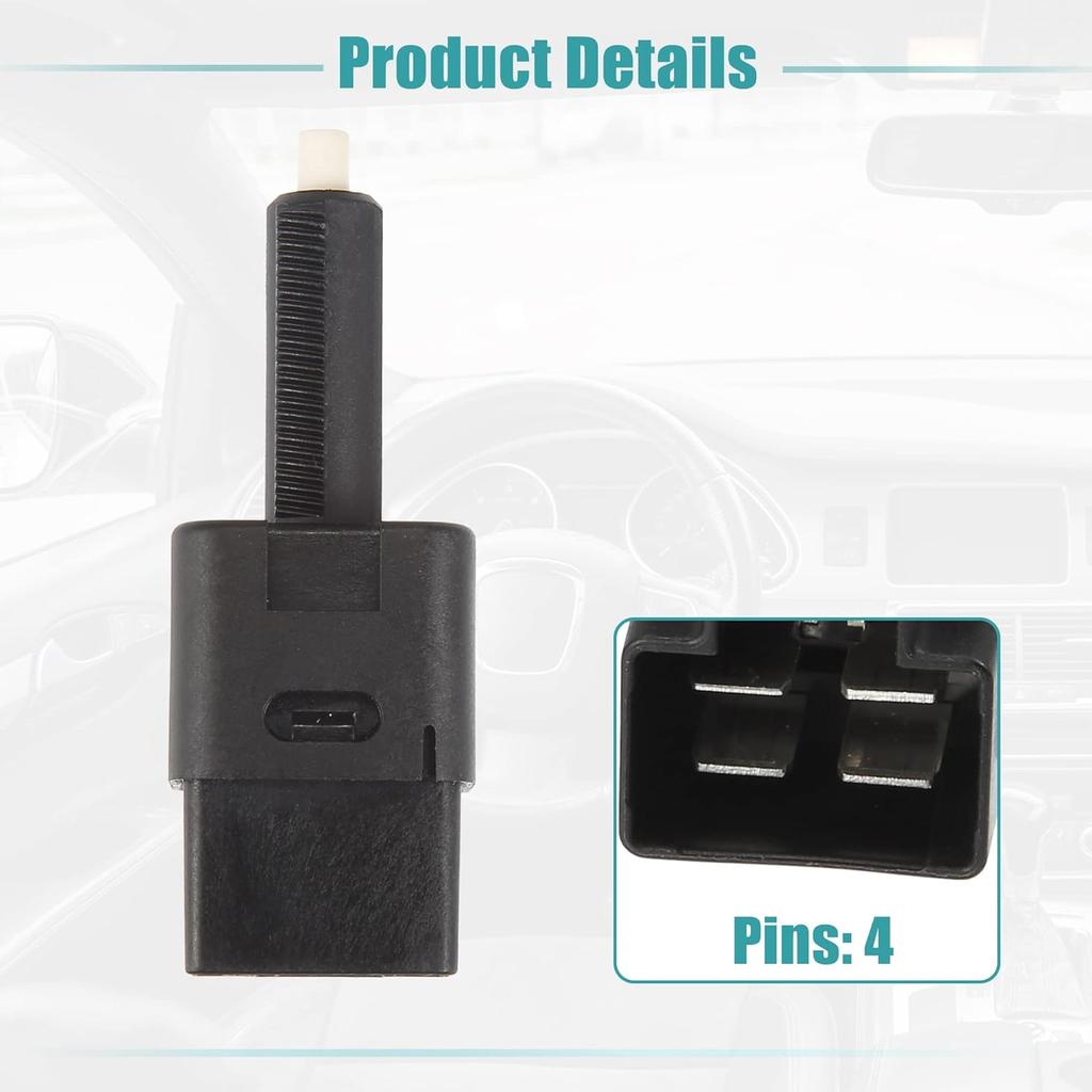 ACROPIX Brake Light Switch Stop Light Switch Sensor Fit for Nissan Altima Maxima Rogue - Pack of 1 Black