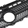 Diamond Style Front Grille Grill Gloss Black Fit for W213 2016‑2019