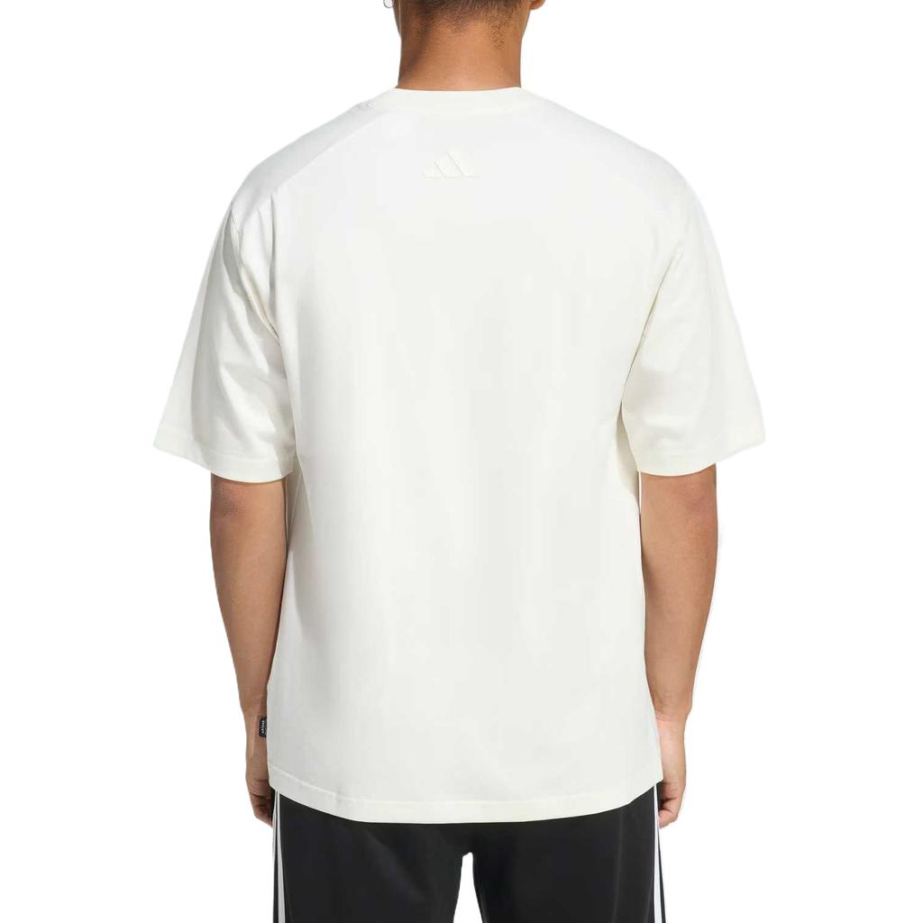 adidas T Shirts Men's Jade White Crew Neck KE4341