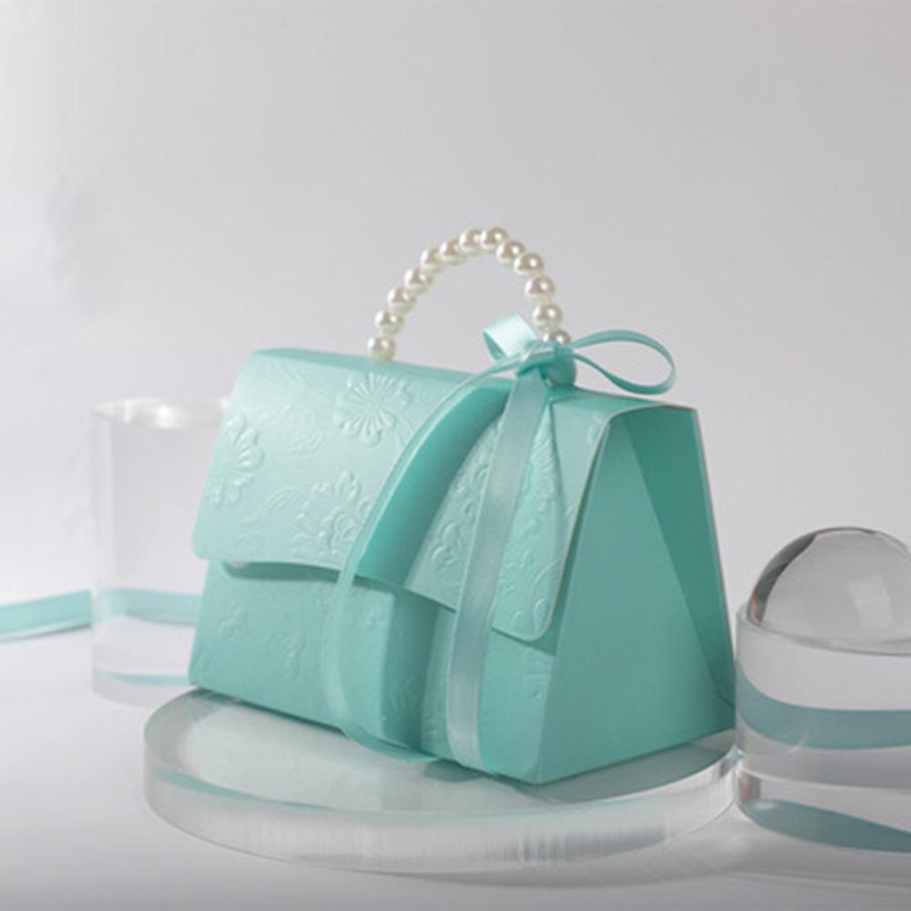 

Letterpress Printing Flower Candy Box Mini Packaging Bags Paper Box For Gift Set Box Small Gift Bags Wedding Favors Party Decor L&Other синий