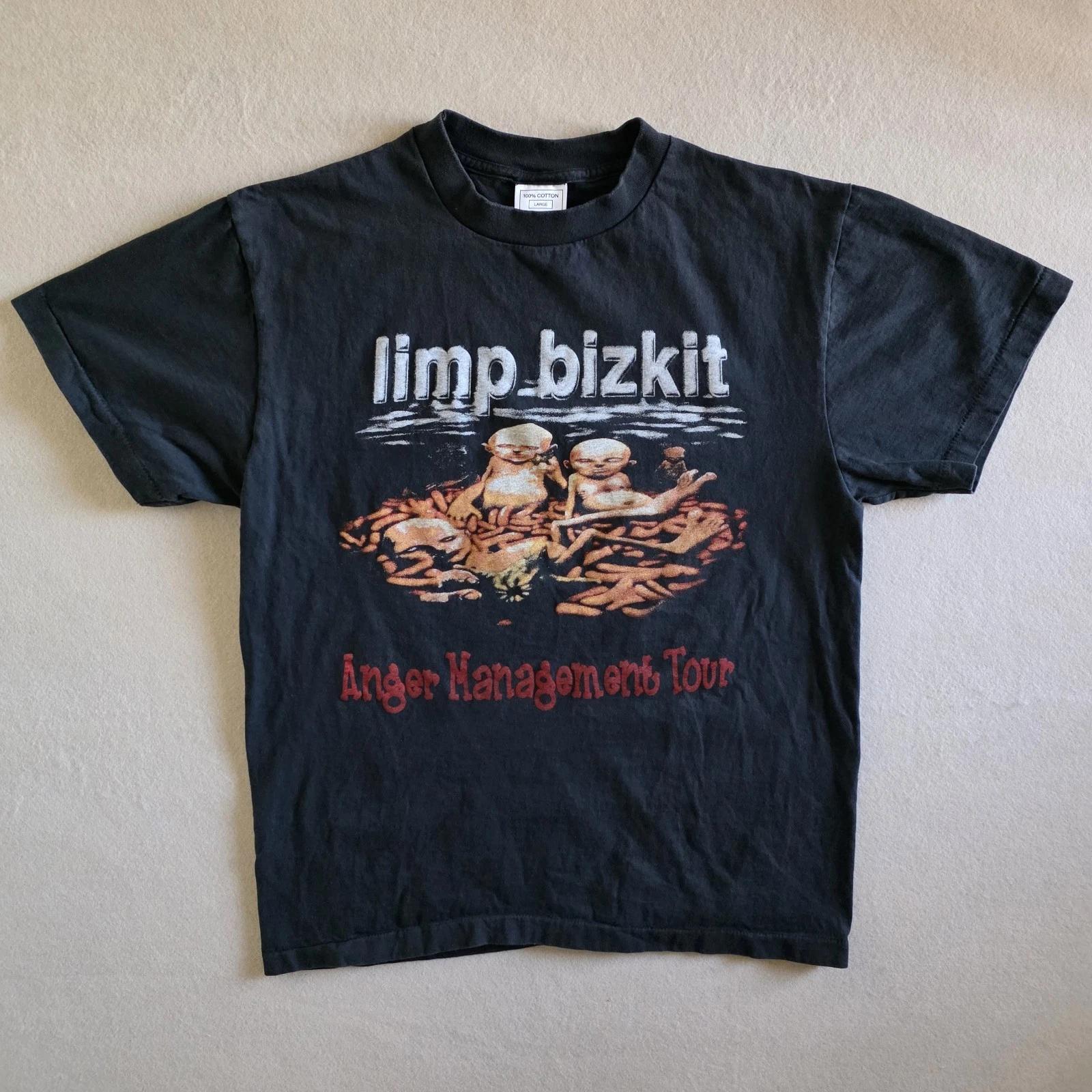 Limp Bizkit Eminem Papa Roach Anger Management Tour Tee Tshirt L Faded 3XL