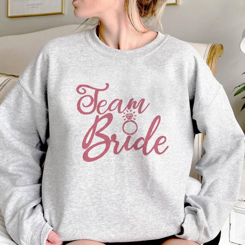Team Bride hoodie ndy funny pattern elegant mang