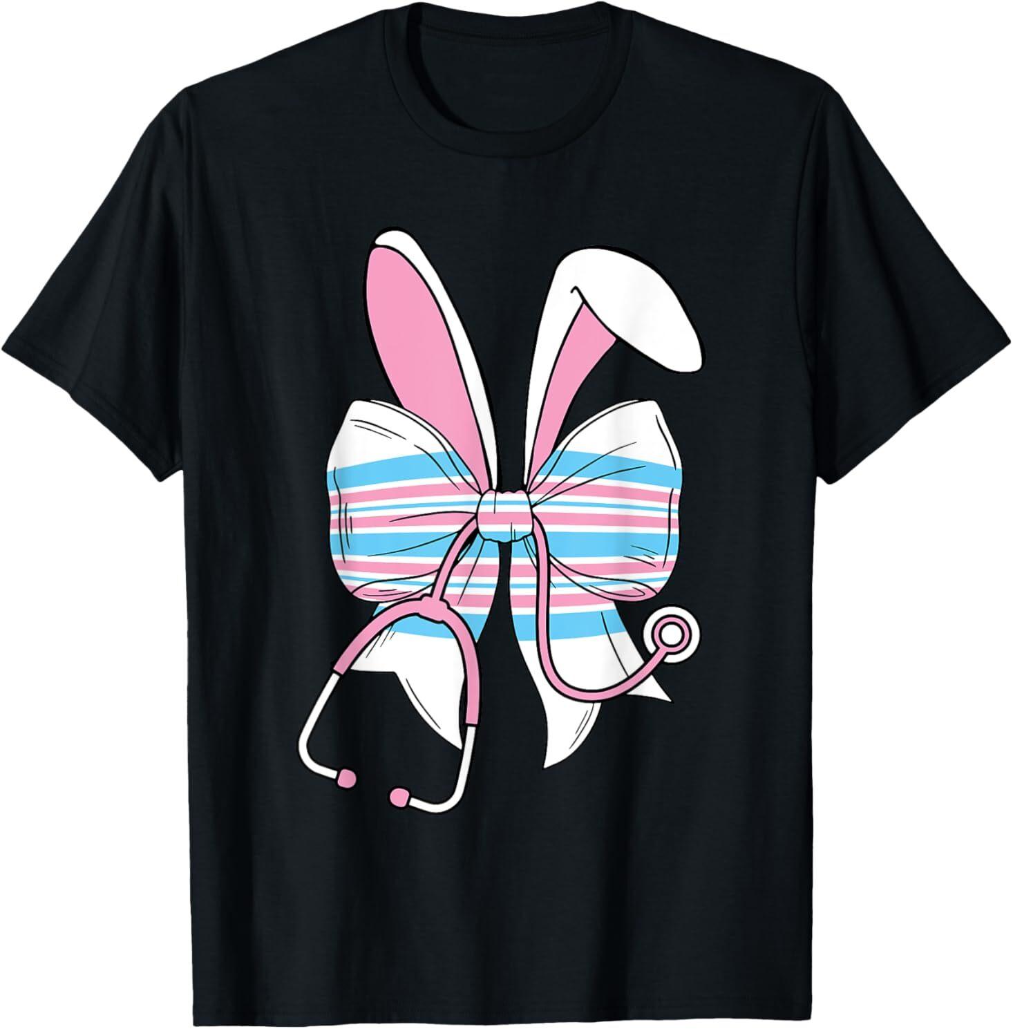 Labor And Delivery Nurse Easter Bunny Ears Baby Blanket OB T-Shirt XXL