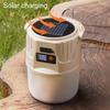 Lanterns For Camping Portable Camping Light Solar Panel 2 Modes Waterproof Lamp With Hook Survival Gear For Tent Hiking Fishing