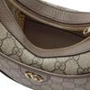 Gucci Ophidia GG Logo Vintage Chain Shoulder Strap Canvas With Leather Trim Mini Bag Women Shoulder Bag Beige Ebony 772308-K9GSG-8367