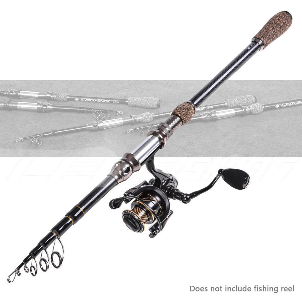 Telescopic Carbon Fiber Sea Fishing Lure Rod 1.8m 2.1m 2.4m Long-distance Casting Rods Carp Fish MH Hard Carp Spinning Lure Pole