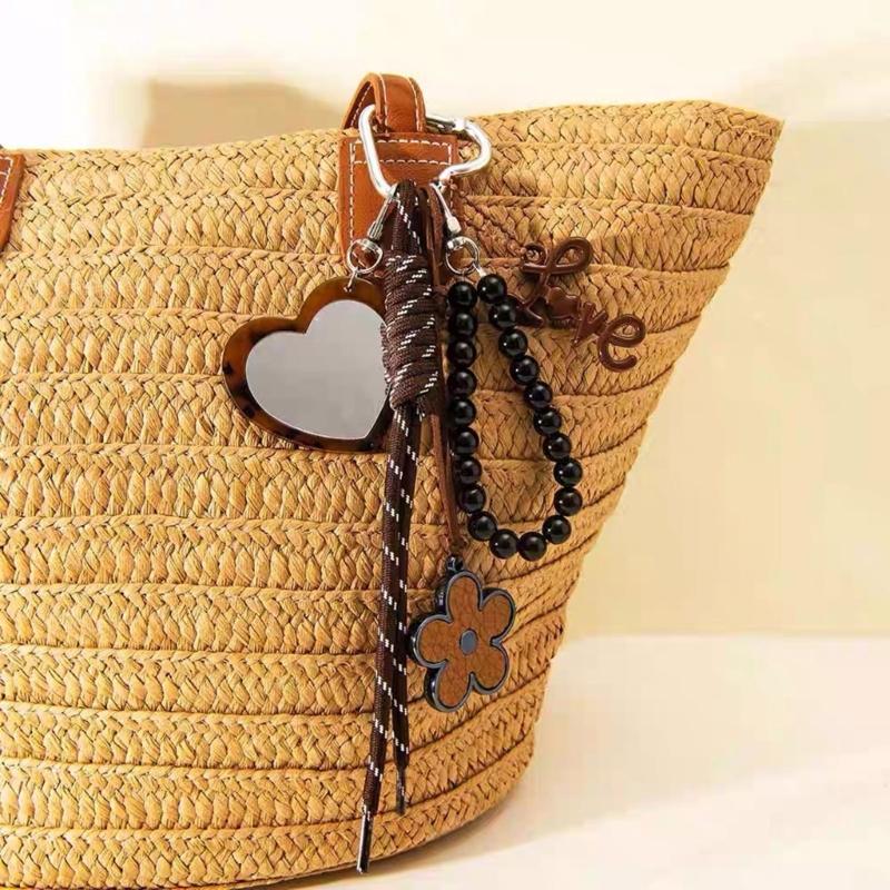 Animal Print Star Bag Accessory Multipurpose Keychain Decoration Made Of Sturdy Rope And Alloy