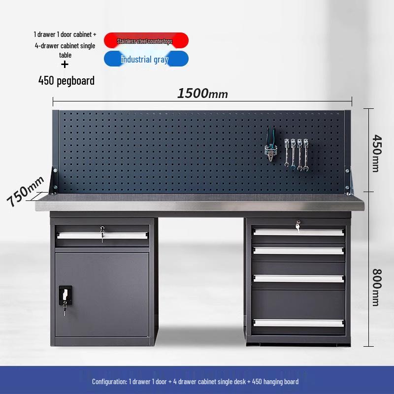 Stainless Steel Heavy Duty Anti-static Workbench for Workshop and Maintenance