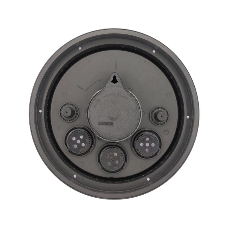 12inch Retro Wall Clock Thermometer Decorative Clock Ornament Supplies for Home Bedroom Dormitory Decoration