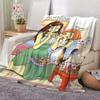 Anime March Comes In Like A Lion Throw Flannel Throw Blanket: Soft Kid-Friendly Warm Anti-Static All Season Washable Couch