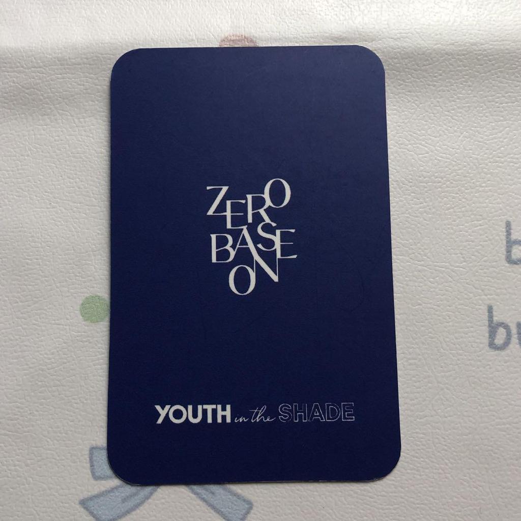 [USED] ZEROBASEONE Kim Ji-woon ZB1 3rd Week Sanok Zebewan Trading Card