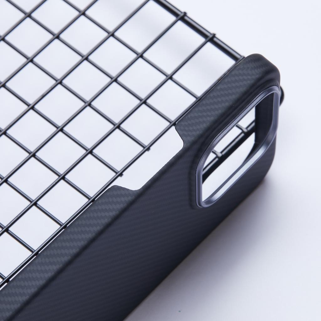 600D Feine Textur Handyhülle für iPhone 13 Pro Max Aramidfaser Slim Case Kompatibel mit MagSafe