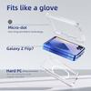 Coque + Verre Trempé pour Samsung Galaxy Z Flip 7, Protection Antichoc avec Cercle Magnétique