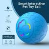 Electric Pet Smart Rolling Ball Dog Toy Bite-resistant Cat Dog Toy USB Charging 2 Modes Switching Training Ball Interactive Toys