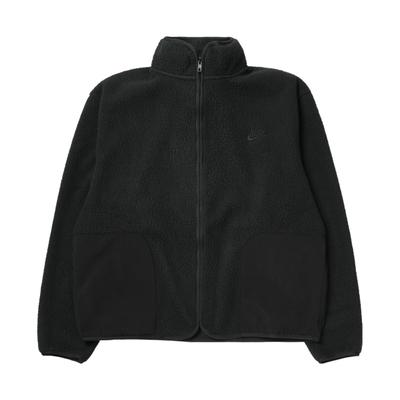 Futura Embroidered Fleece Full-Zip Jacket Men Outerwear Black FB8387-010