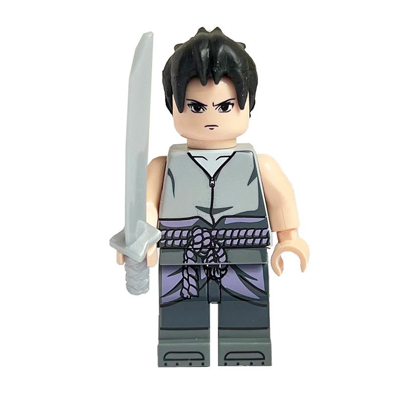 Ninja Warrior Superhero Doll With Weapon Single Building Block Assembly Toy