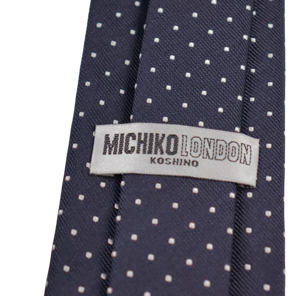 [Michiko London] Necktie, Gift Box Included, Italian Fabric, Made in Japan, Small Pattern, Silk, Cotton, Men's, Women's, Unisex, Gift, Present,