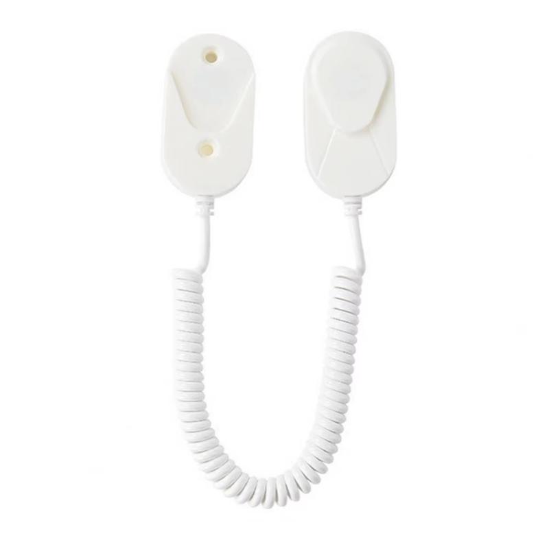 Magnetic Remote Control Holder With Spring Rope Self-Adhesive No Drill Tv Air Conditioner Remote Control Anti-Loss Retractable